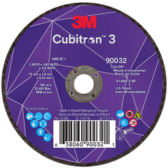 3M 3M 7100303858 Cubitrona 3 Ceramic Cut-off Wheel 3 in