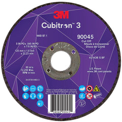 3M 3M 7100304010 Cubitrona 3 Cut-off Wheel 5 in 36+ Grit