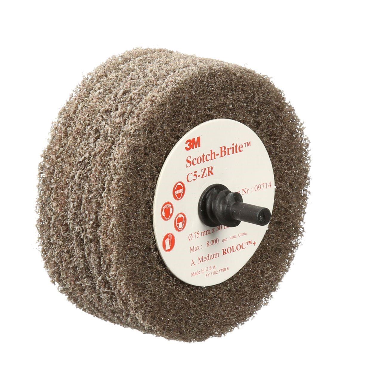 3M 3M 7100088221 Scotch-brite Roloc+ Flap Brush 3in Medium