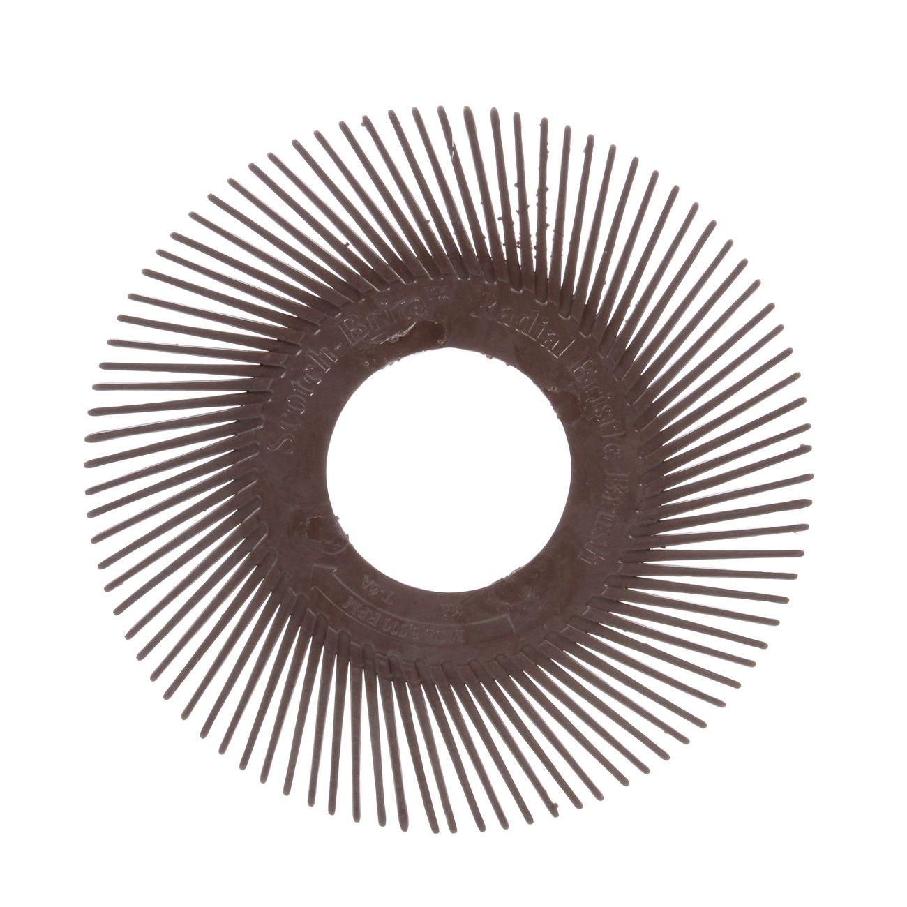 3M 3M 7100138292 Radial Bristle Brush Disc 6 in 36 Grit Refill