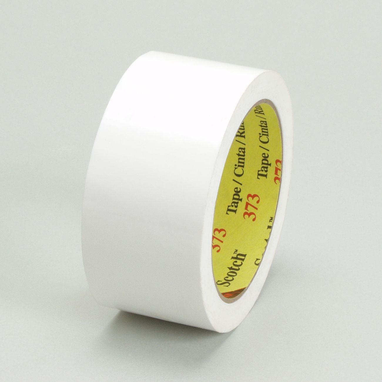 3M 3M 7010312612 Scotch 373 Box Sealing Tape White 2.5 Mil