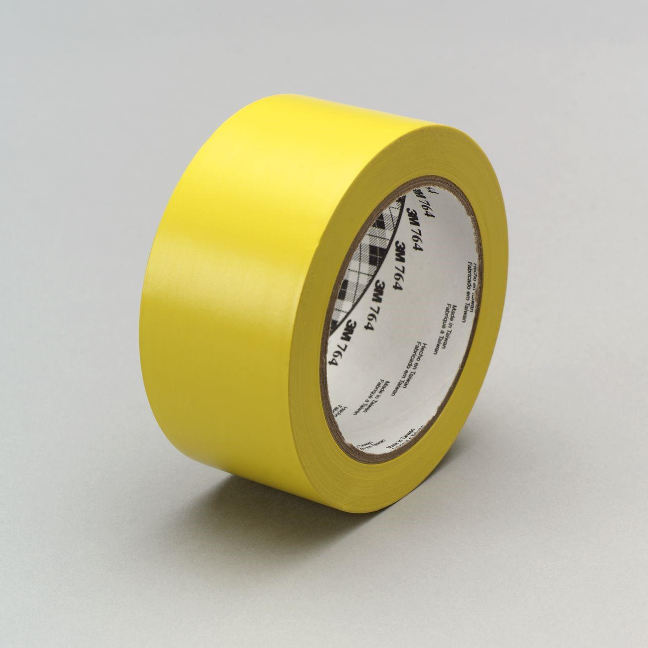 3M 3M 7000049164 Vinyl Tape 764 Yellow 49in X 36yd