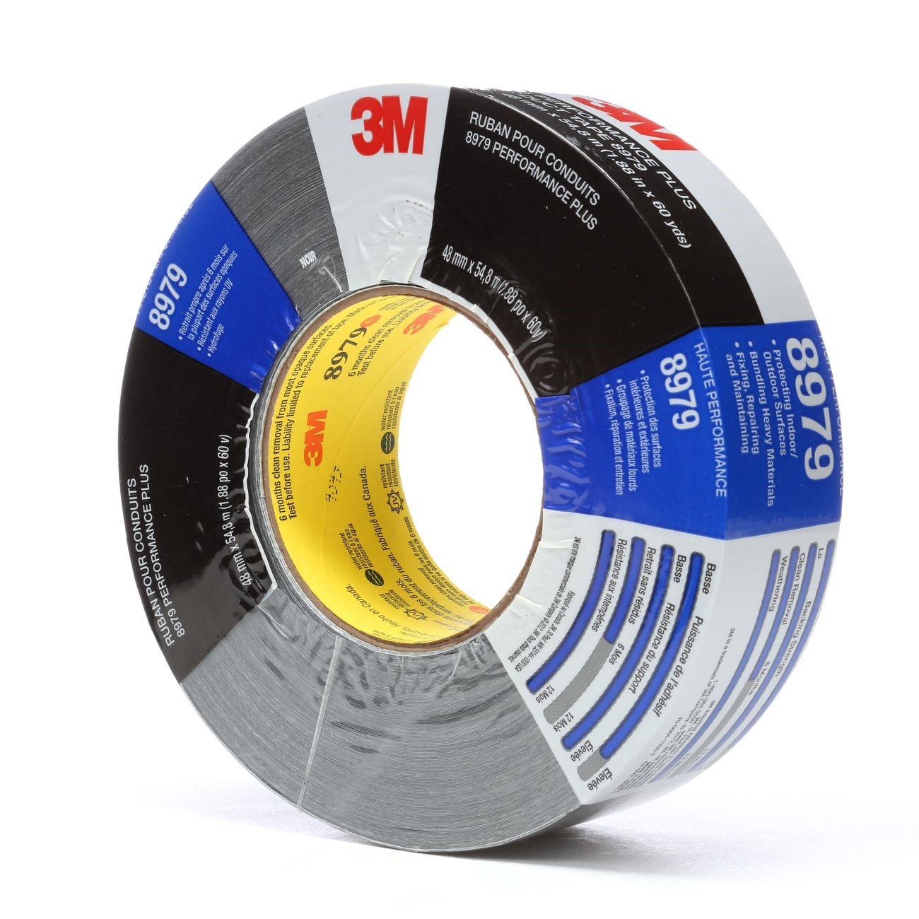 3M 3M 7000124266 Performance Plus Duct Tape 8979 Black