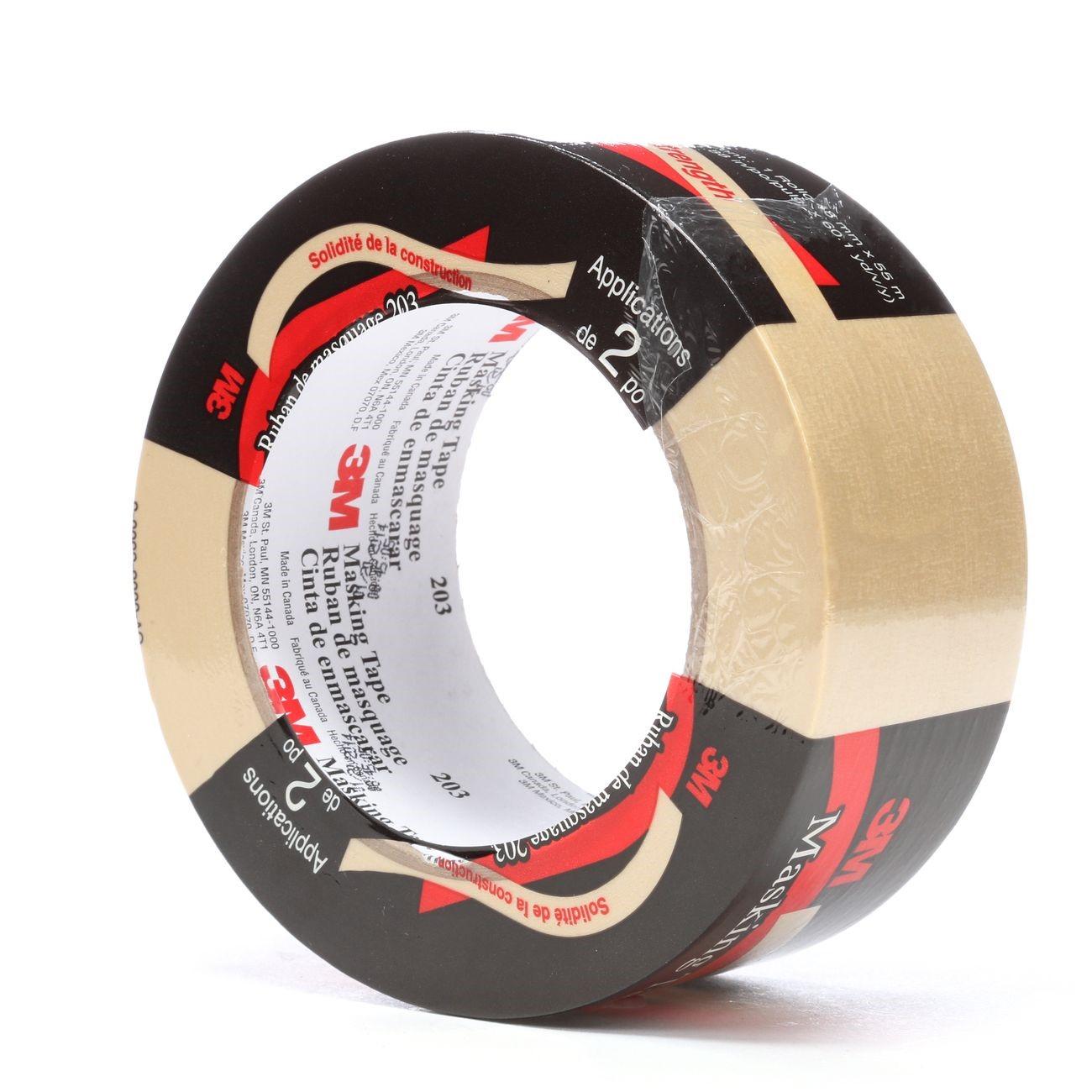 3M 3M 7000124233 Masking Tape 1.88 in 60.14 Yd Beige Rubber