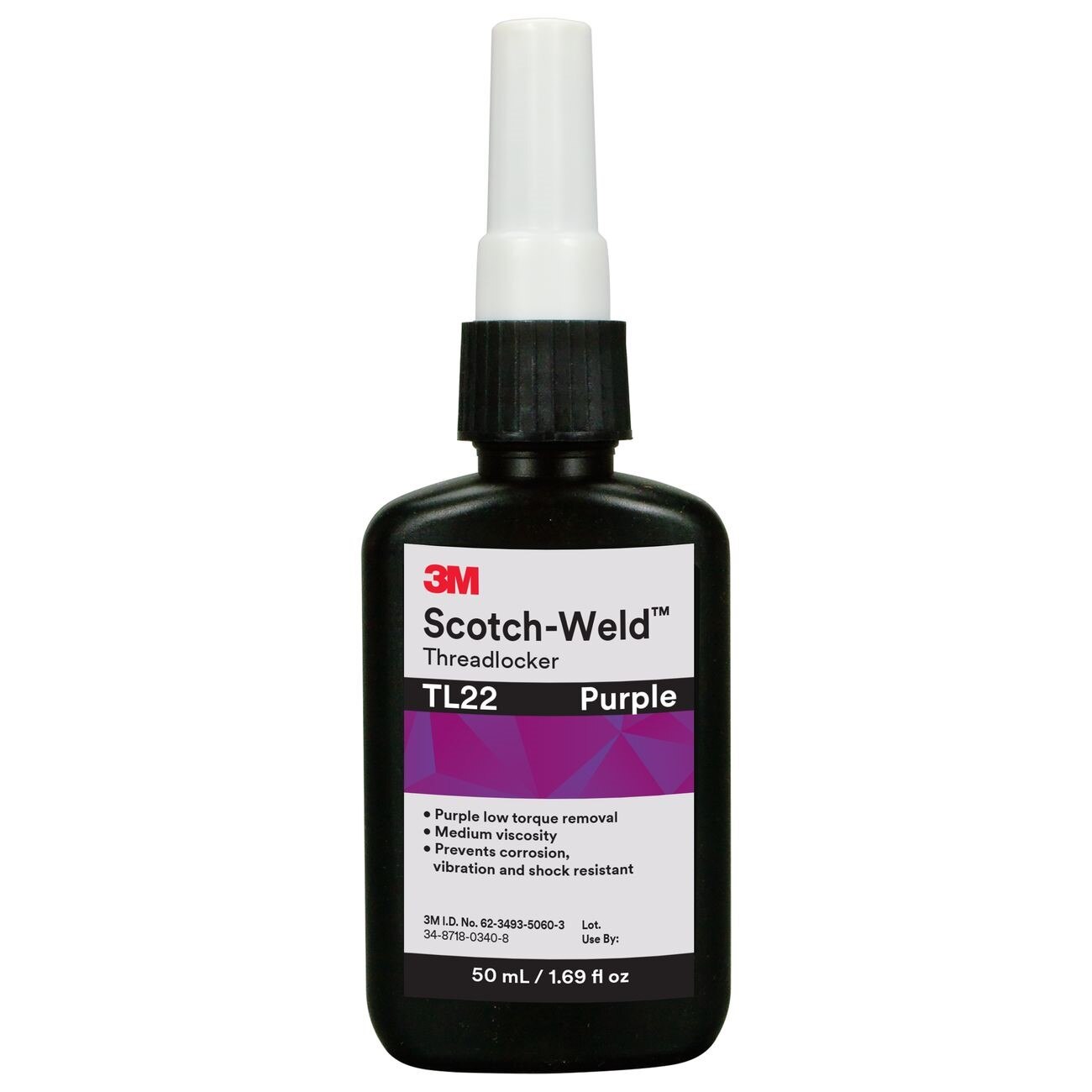 3M 3M 7100039159 Threadlocker TL22 Purple 50 Ml