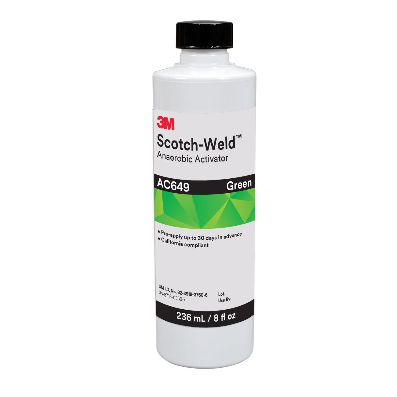 3M 3M 7010367620 Anaerobic Activator AC649 Green 8 Oz