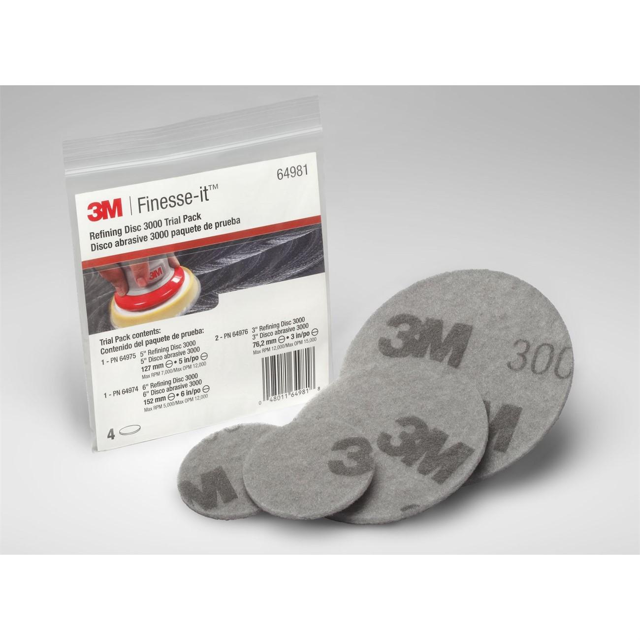 3M 3M 7010365562 Finesse-it Silicon Carbide Disc 3000 Grit
