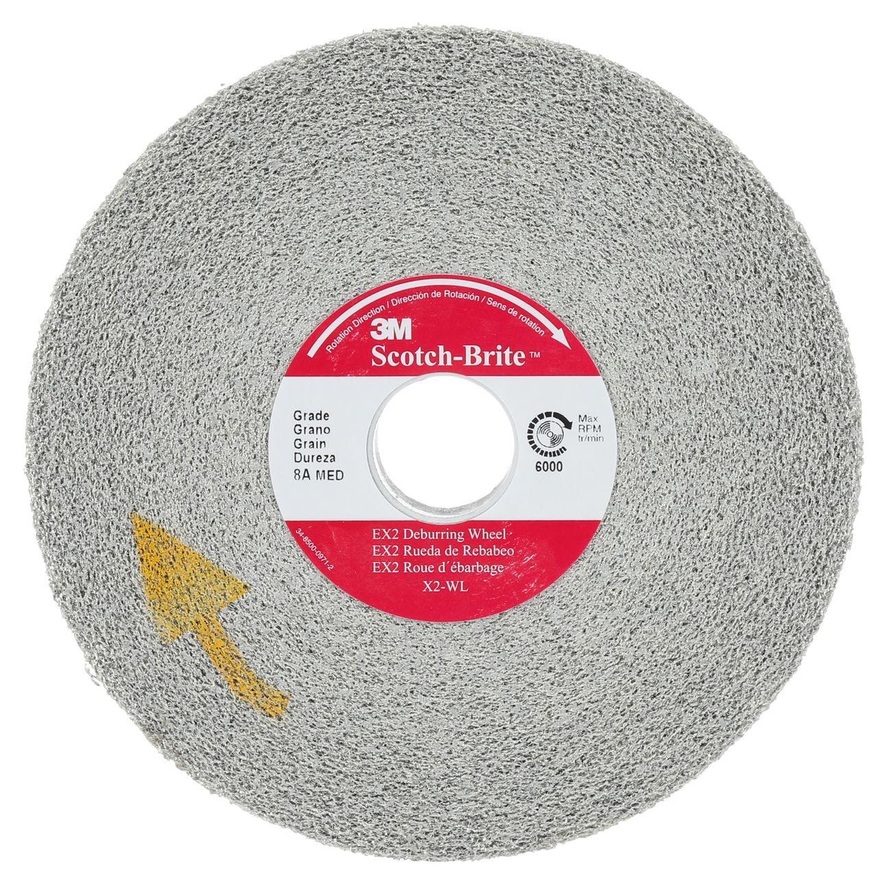 3M 3M 7010365281 Scotch-brite EX2 Convolute Deburring Wheel 12 in