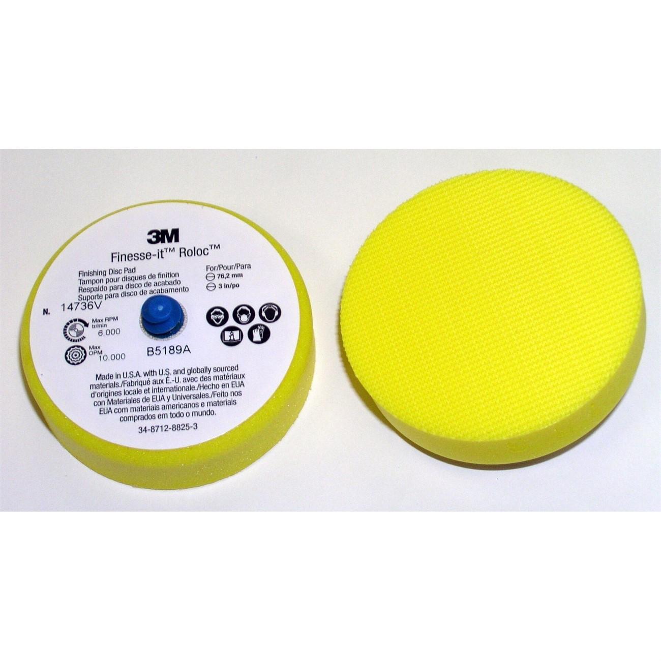 3M 3M 7100022172 Roloc Finishing Disc Pad 3 Inches Firm