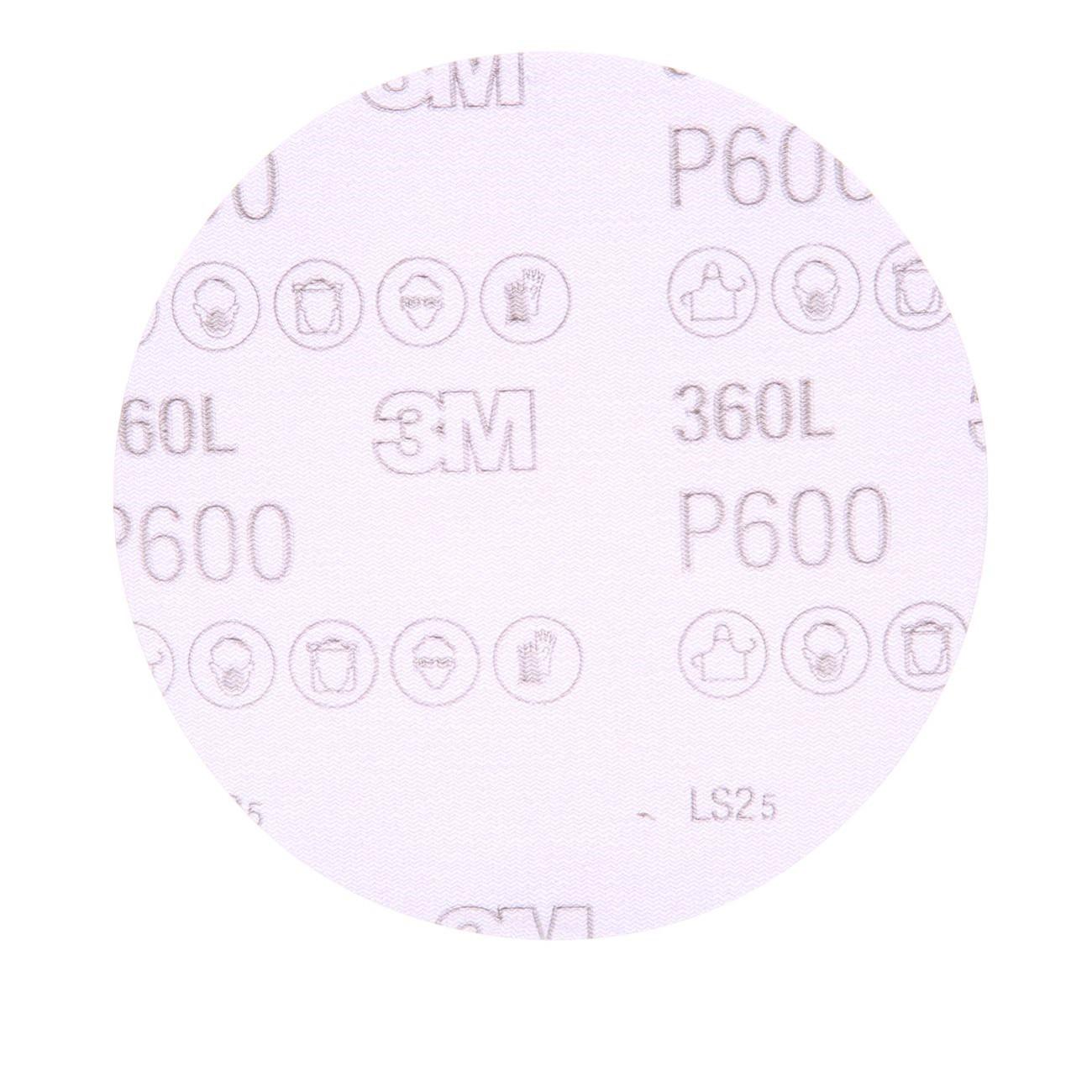 3M 3M 7100142945 Hookit 360L Film Disc 5 Inch P600 Grit