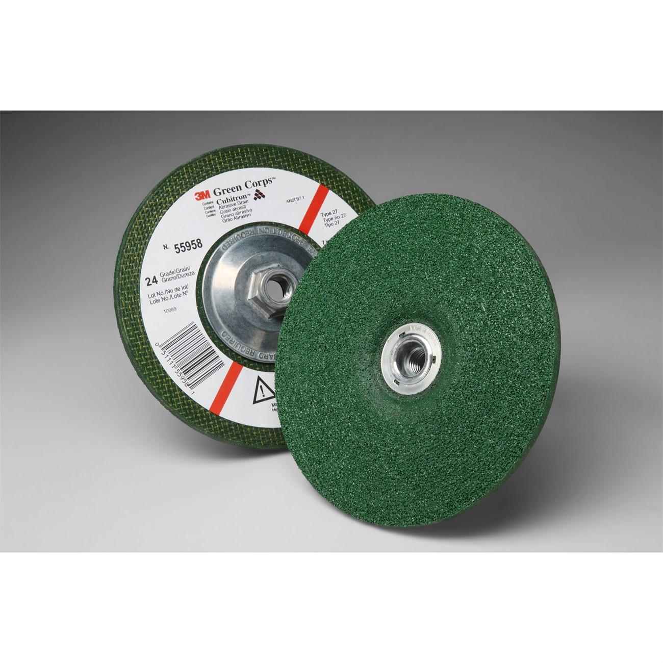 3M 3M 7100034253 Depressed Center Grinding Wheel 24 Grit