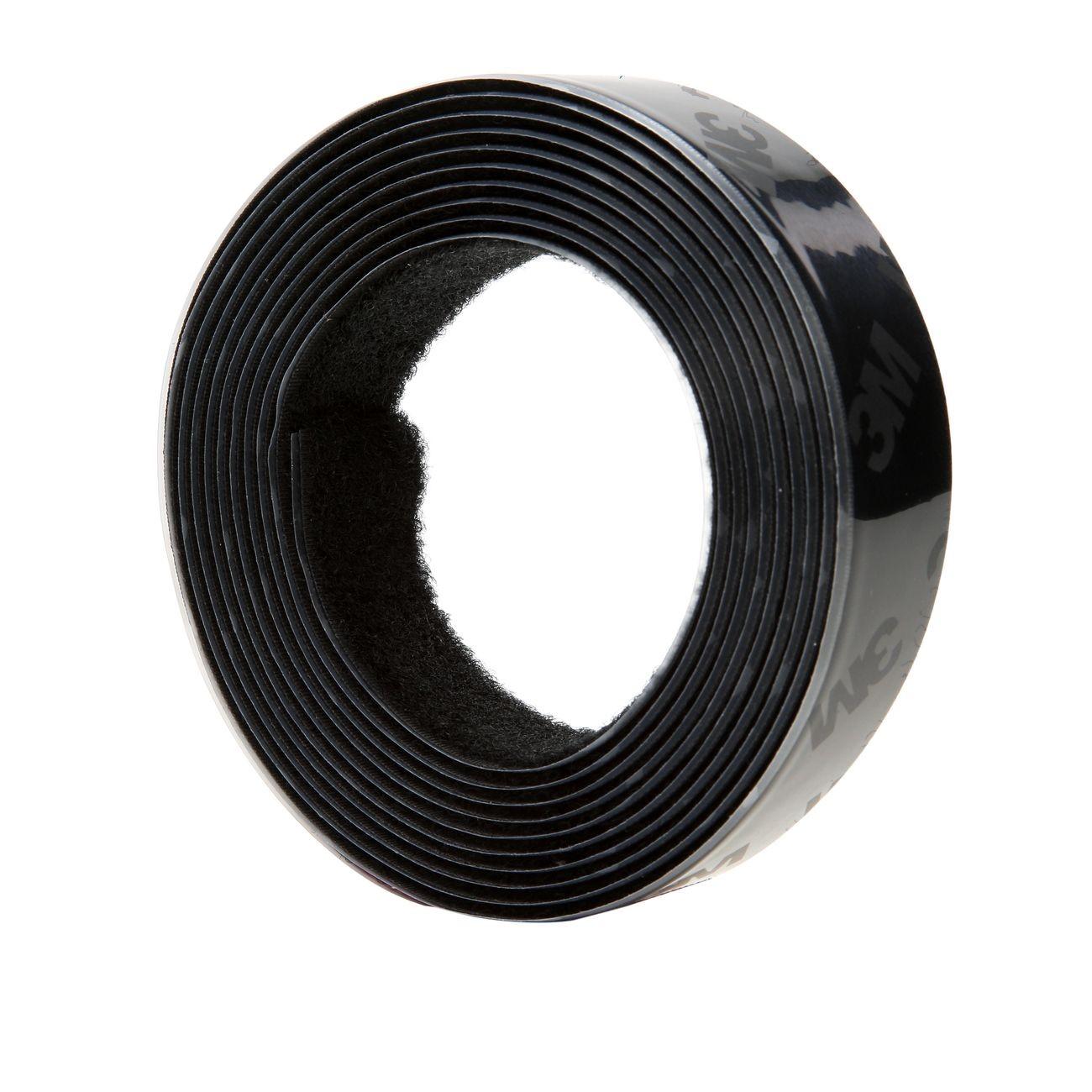 3M 3M 7010302387 Hook Loop Fastener 1 in X 10 Ft Black