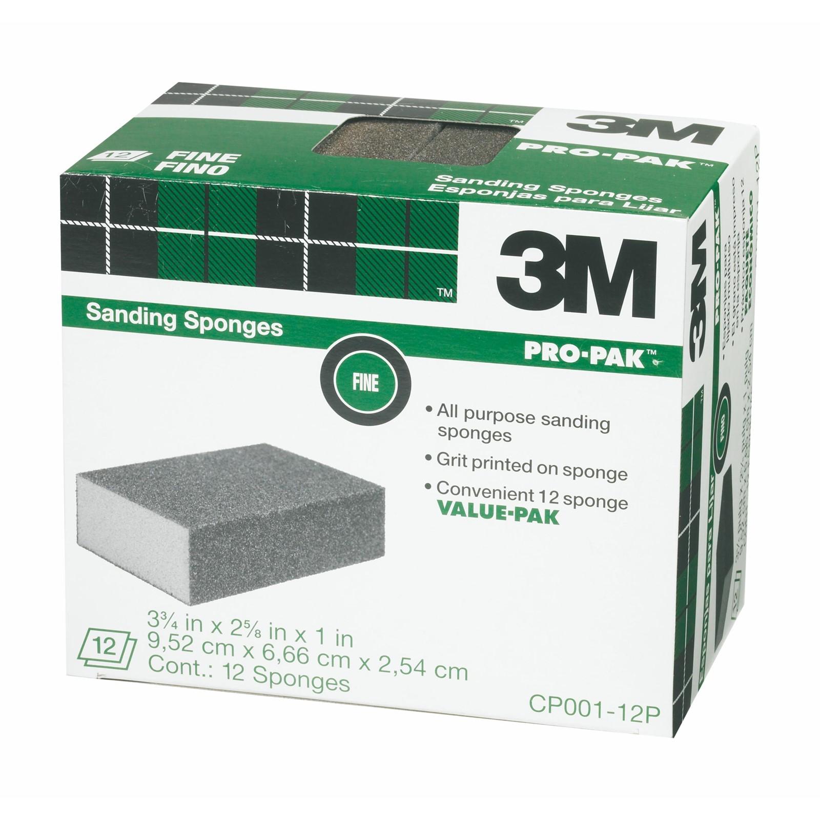3M 3M 7100245164 Full Size Sanding Sponge Fine Grade