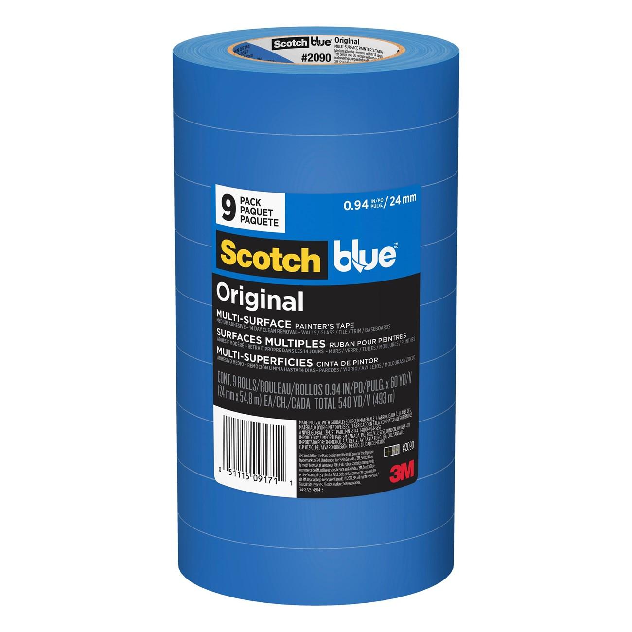 3M 3M 7100185189 Scotchblue Painters Tape 1 in X 60 Yd 36 Rolls