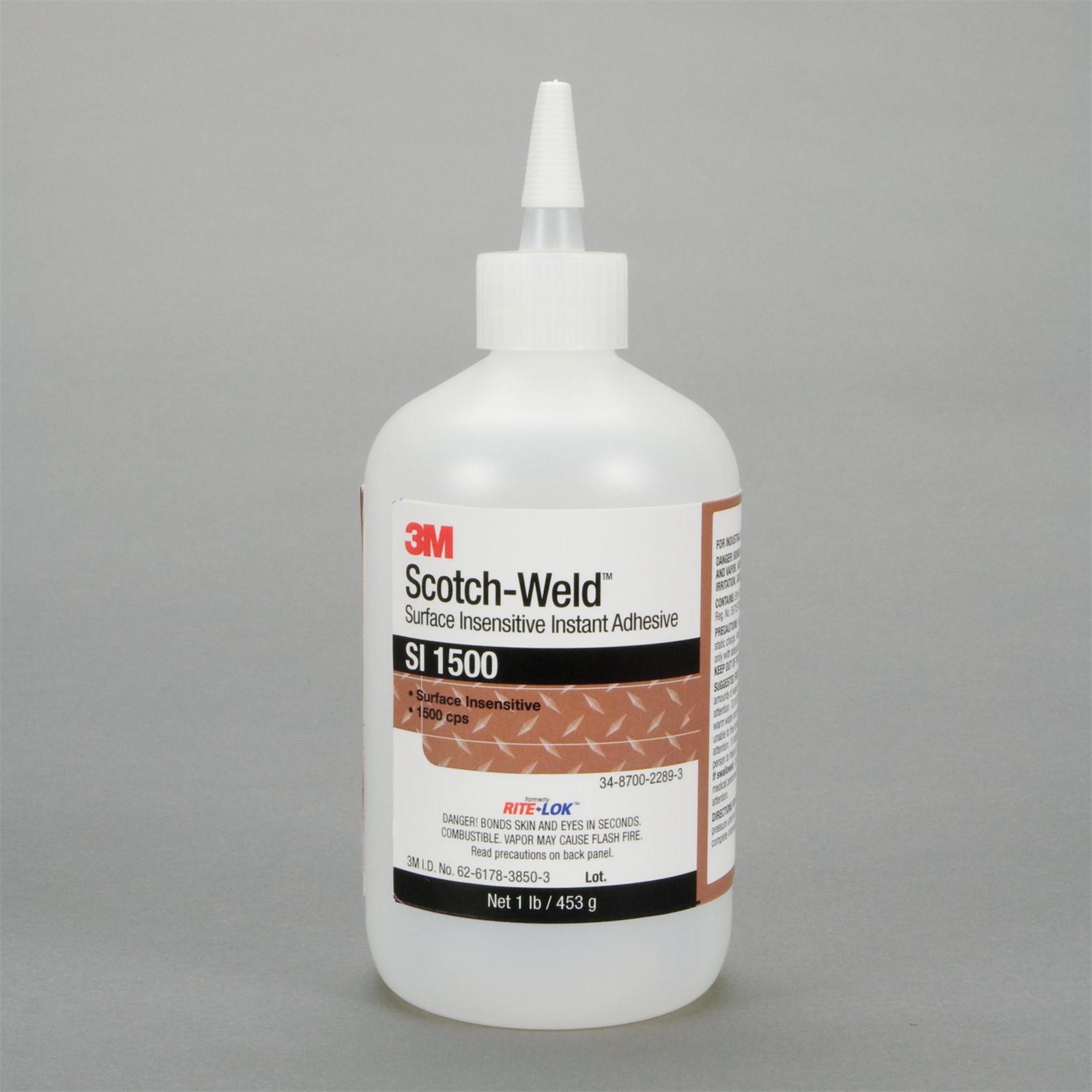 3M 3M 7100039243 Scotch-weld SI1500 Instant Adhesive Clear 1 Lb
