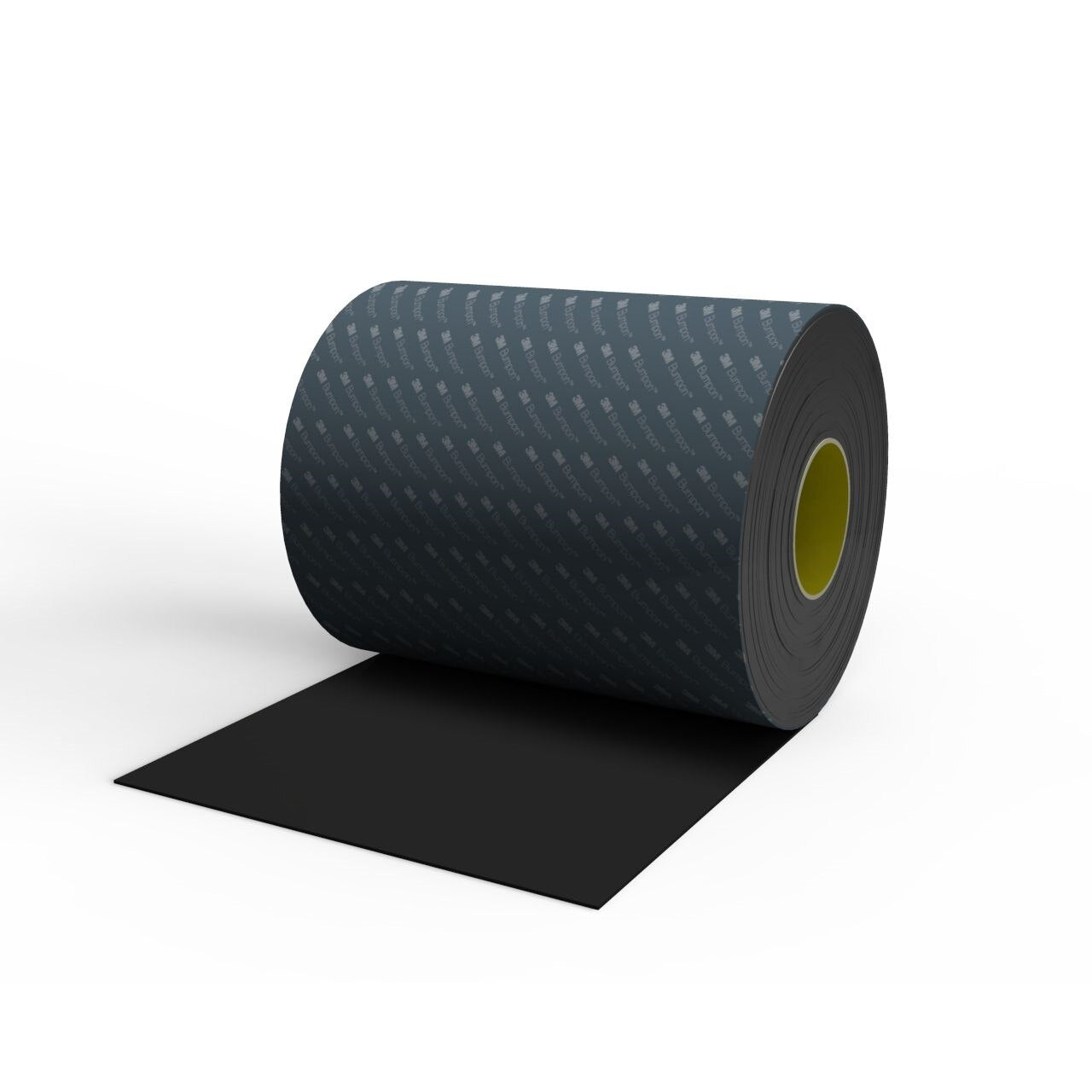 3M 3M 7100011672 Bumpon Resilient Rollstock SJ5904 Black