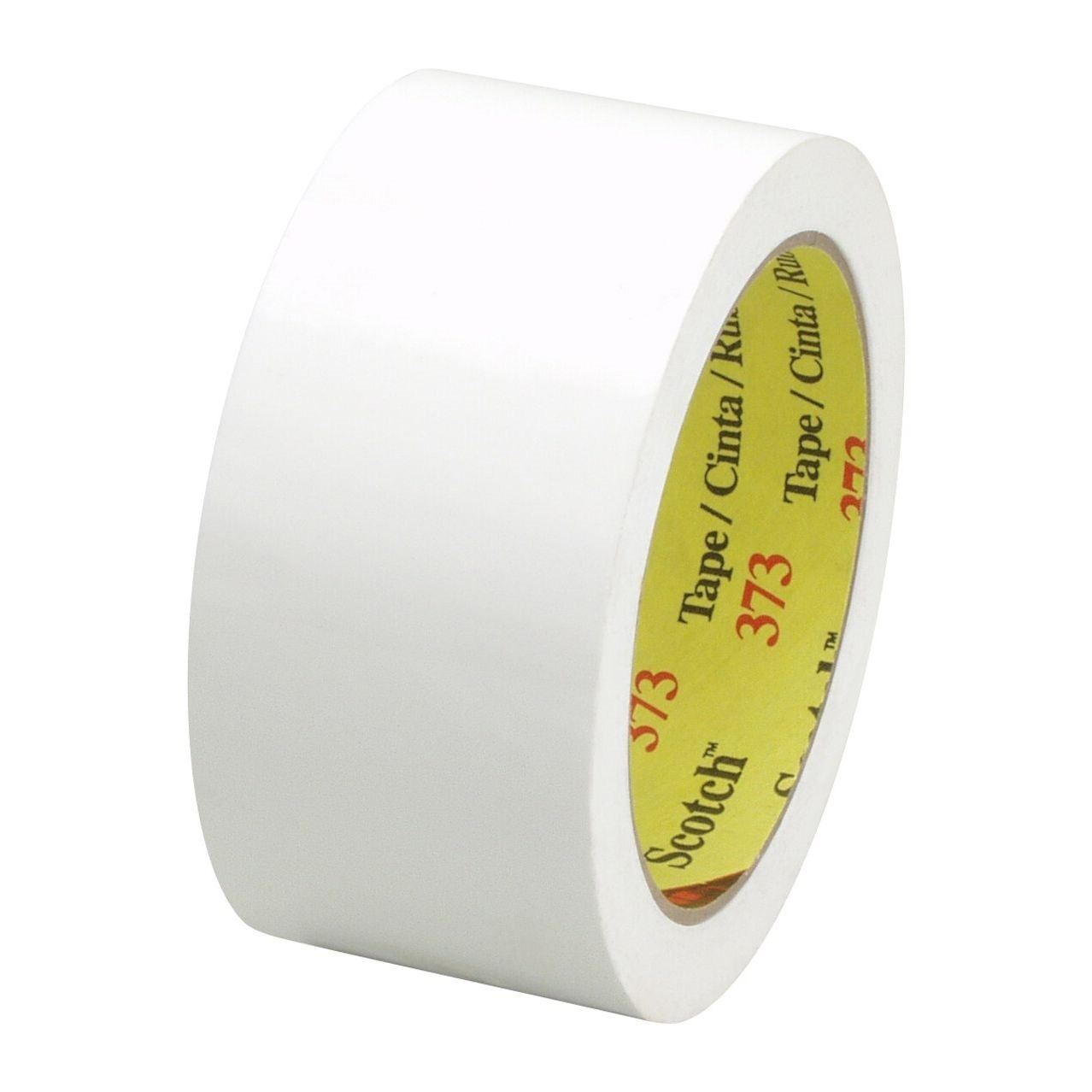 3M 3M 7010335776 Scotch 373 Box Sealing Tape White 2.5 Mil