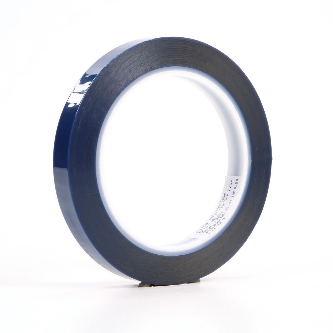 3M 3M 7010335763 Polyester Tape 8991 Blue 0.5in X 72yd 2.4 Mil