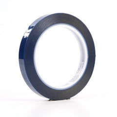 3M 3M 7010335763 Polyester Tape 8991 Blue 0.5in X 72yd 2.4 Mil