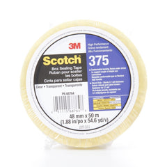 3M 3M 7010295456 Scotch 375 Box Sealing Tape Transparent