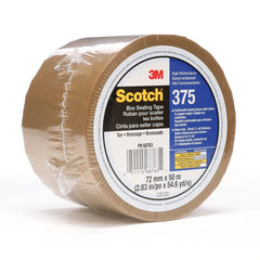 3M 3M 7010335881 Scotch 375 Box Sealing Tape Tan 2.83 in