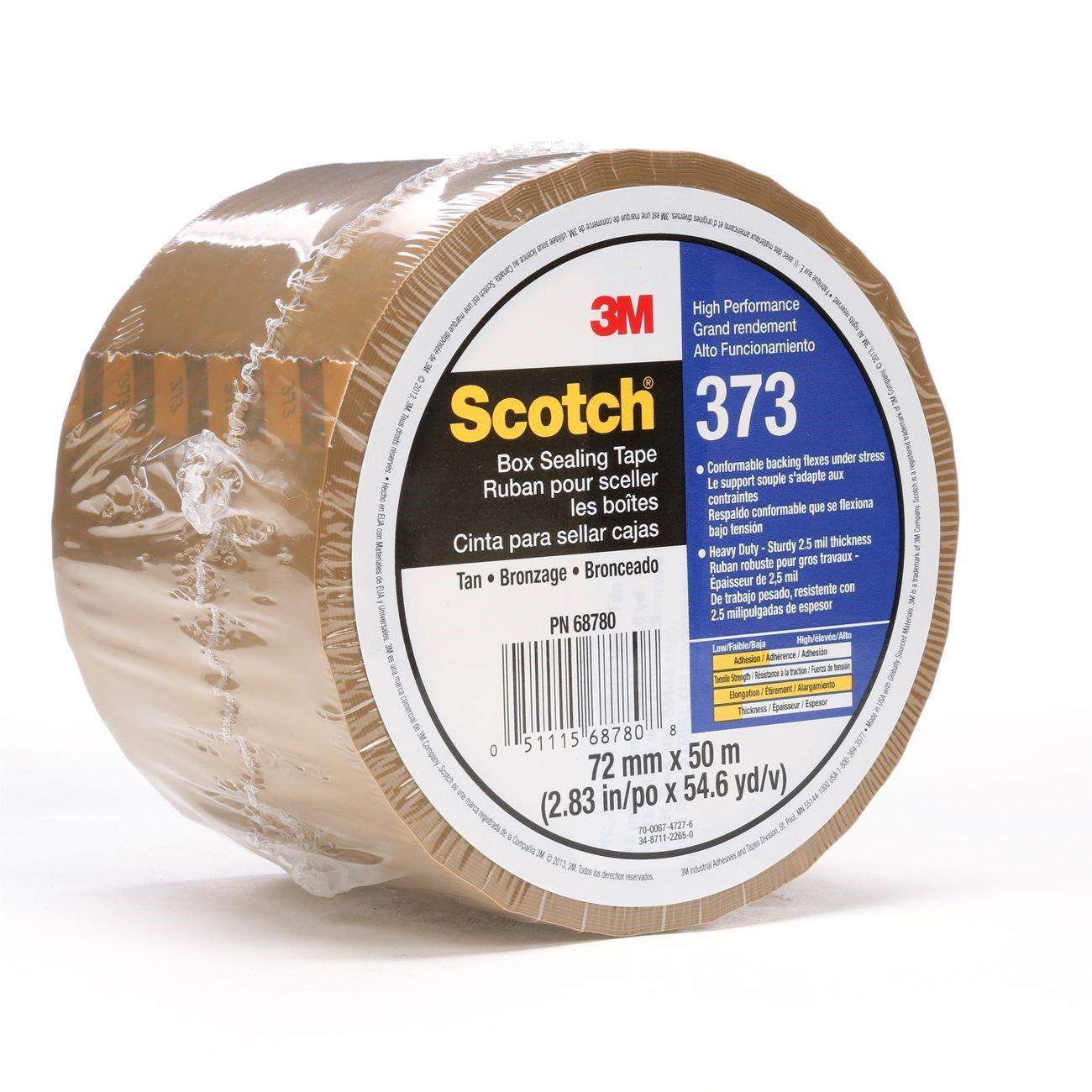 3M 3M 7010374965 Scotch 373 Sealing Tape Tan 2.83 in