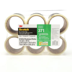 3M 3M 7010374972 Scotch 371 Box Sealing Tape Transparent