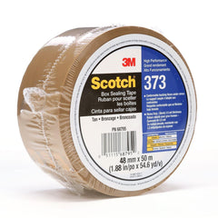 3M 3M 7010374970 Scotch 373 Box Sealing Tape Tan 1.88 in