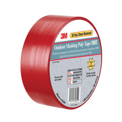 3M 3M 7010295459 Outdoor Masking Poly Tape 5903 Red 50x60yd
