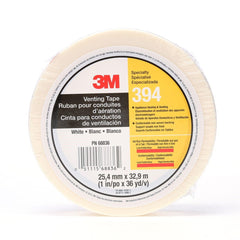 3M 3M 7010335135 Venting Tape 394 White 1in X 36yd 4.0 Mil