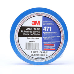3M 3M 7100044654 Vinyl Tape 471 Blue 1in X 36yd