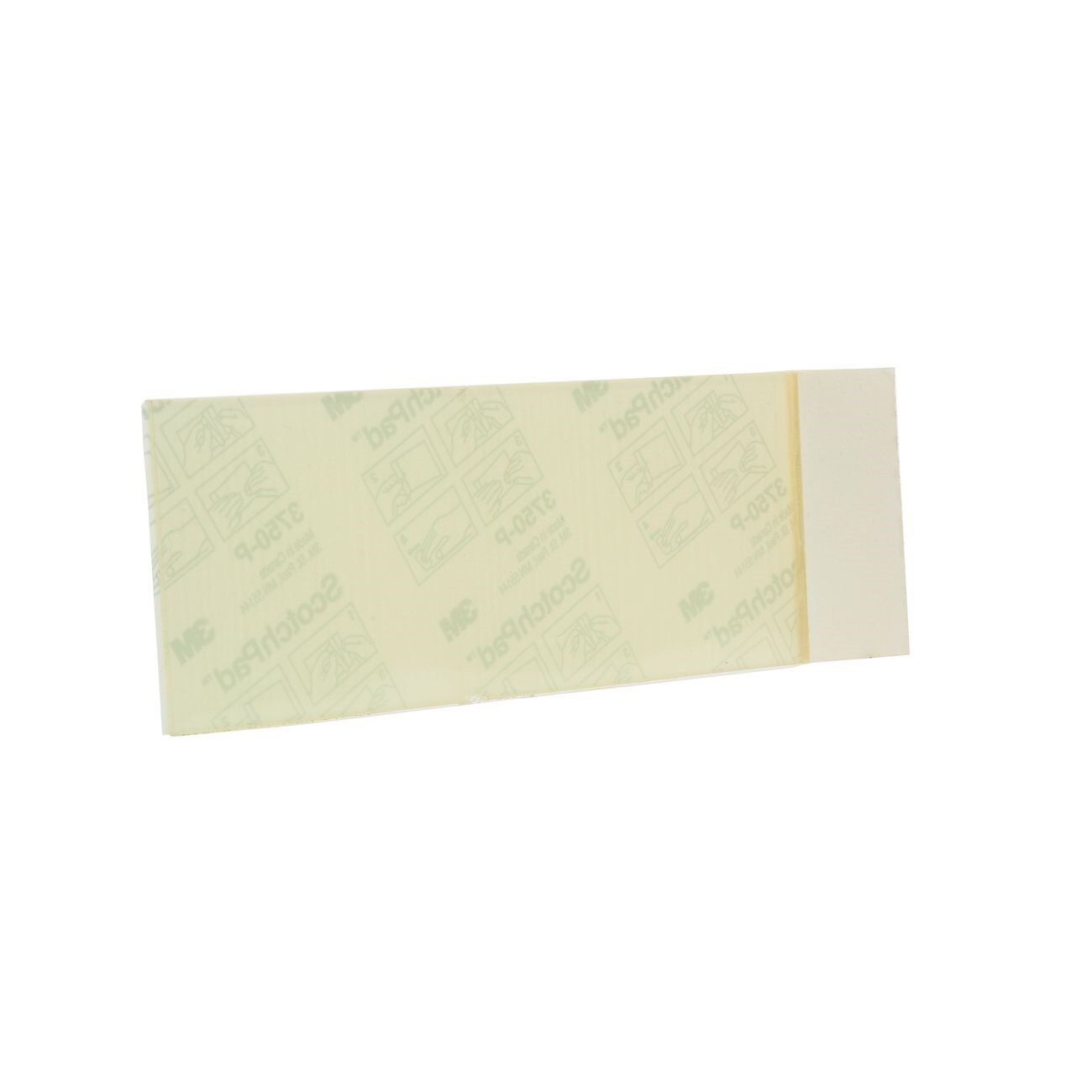 3M 3M 7010312542 Polypropylene Tape Sheets 2x6 in 25 Per Pad