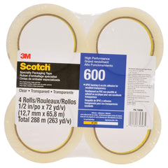 3M 3M 7010290658 Scotch 600 Transparent Packaging Tape