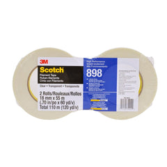 3M 3M 7010335427 Filament Tape Clear 18mm X 55 M