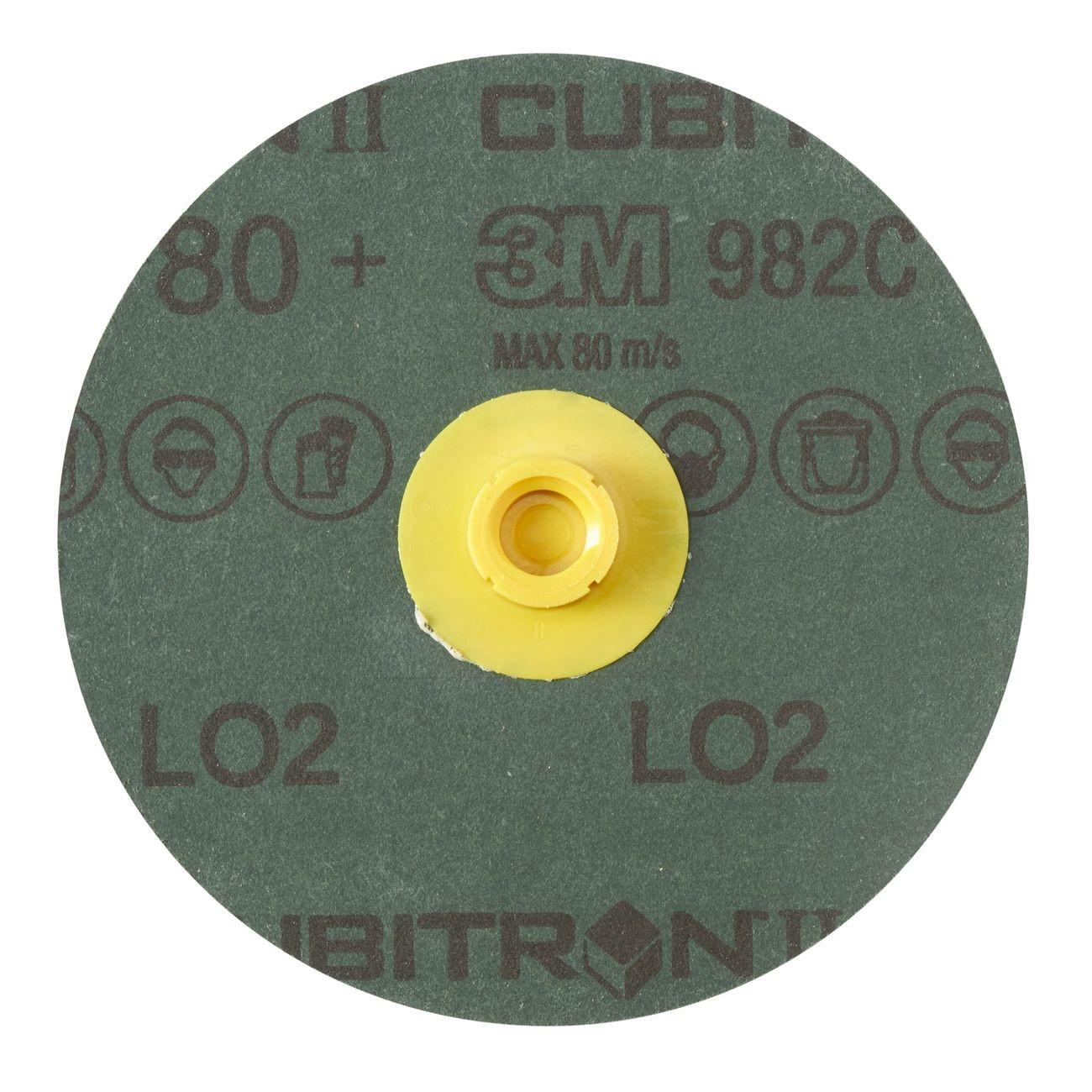3M 3M 7010361842 Cubitron Ii Roloc Fibre Disc 982C 4 Inch 80 Grit