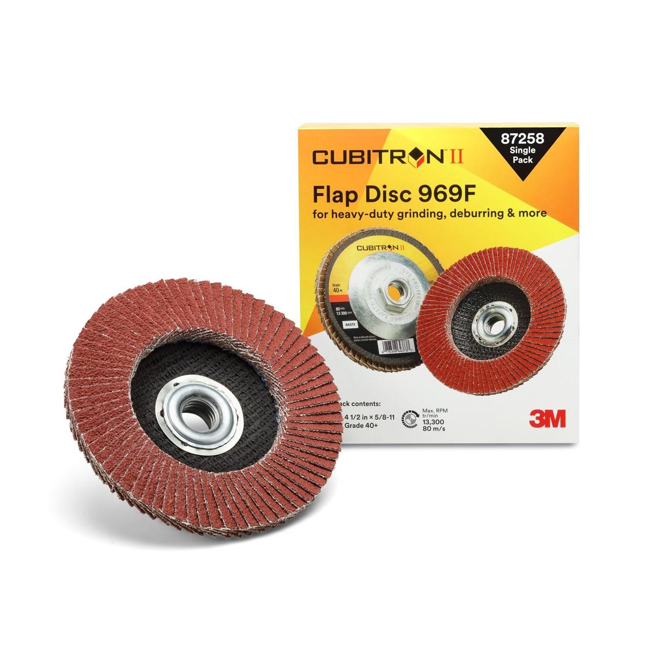 3M 3M 7100109866 Flap Disc 40 Grit 4.5 Inch Type 27