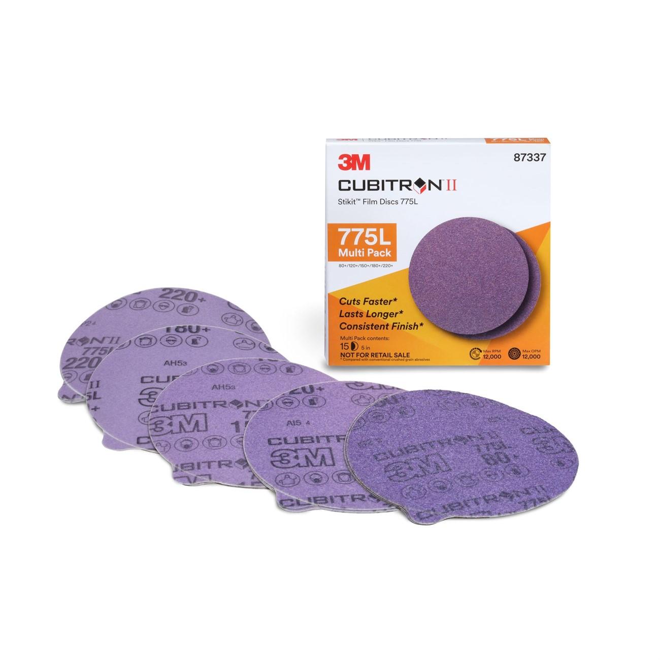 3M 3M 7010363665 Cubitron Ii 775L 5 Inch Disc 20 Pack