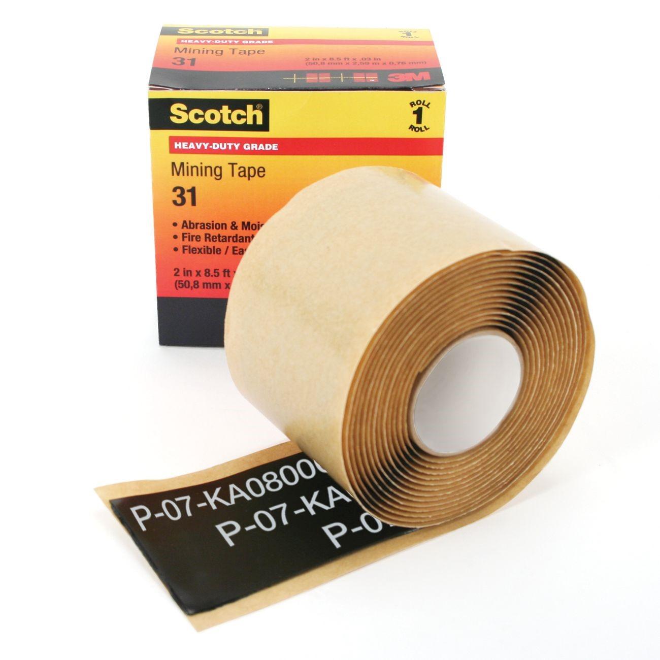 3M 3M 7000031770 Heavy Duty Mining Tape 2in X 10ft Msha