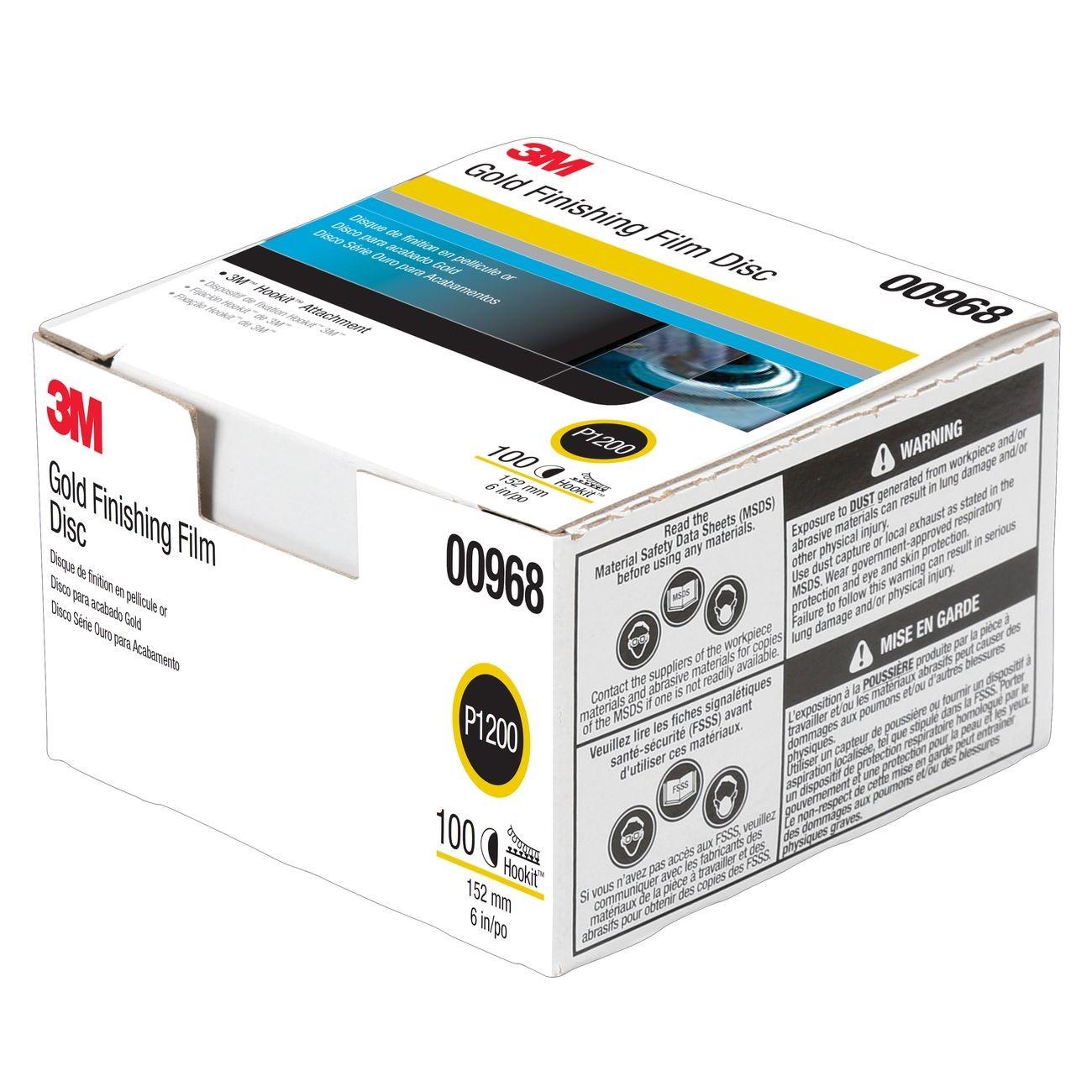 3M 3M 7000000567 Hookit Film Disc 260L 6 Inch P1200 Grit