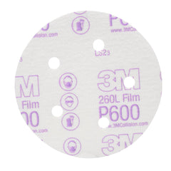 3M 3M 7000045652 Hookit 260L Film Disc 5 Inch P600 Grit