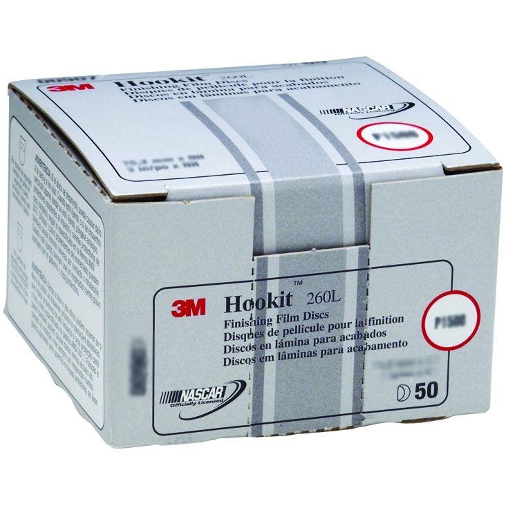 3M 3M 7000000566 Hookit Film Disc 260L 6 Inch P1500 Grit