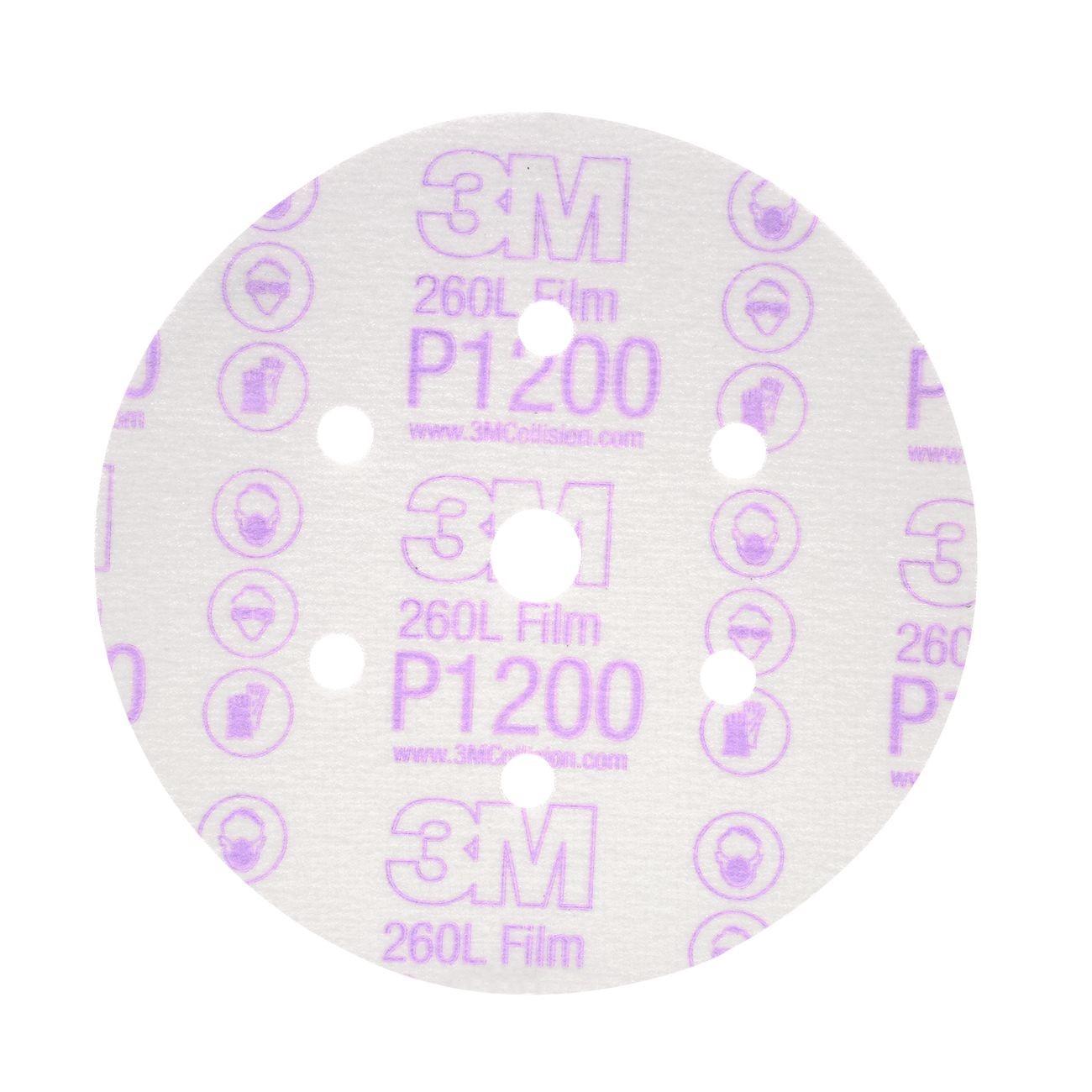 3M 3M 7000028242 Hookit 260L Film Disc 6 Inch P1200 Grit