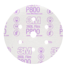 3M 3M 7000045431 Hookit 260L Film Disc 6 Inch P800 Grit Ao