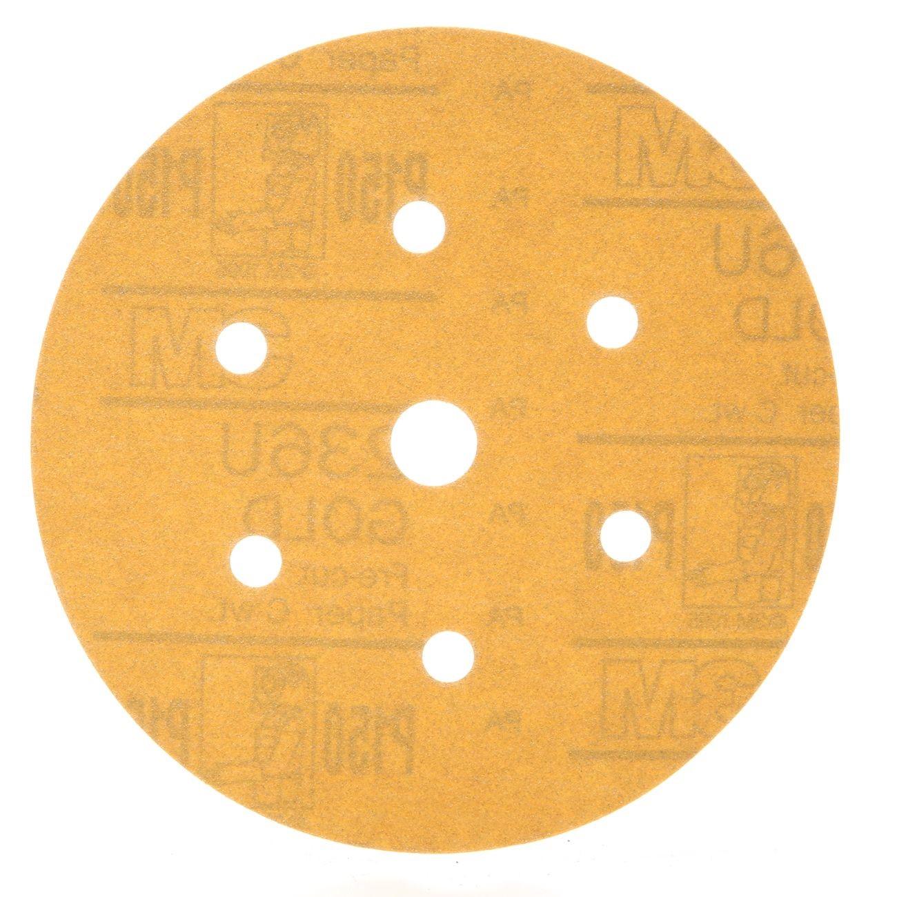 3M 3M 7100030961 Hookit 236U Disc 6 Inch P80 Grit Ao