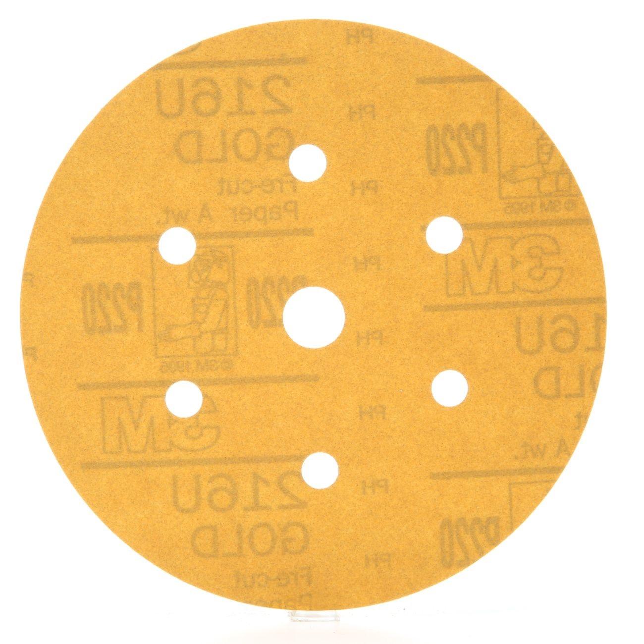 3M 3M 7000119698 Hookit 216U Disc 6 Inch P220 Grit Ao