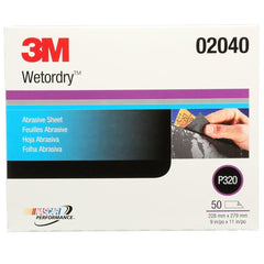 3M 3M 7000028327 Wetordry Abrasive Sheet P320 9x11 in