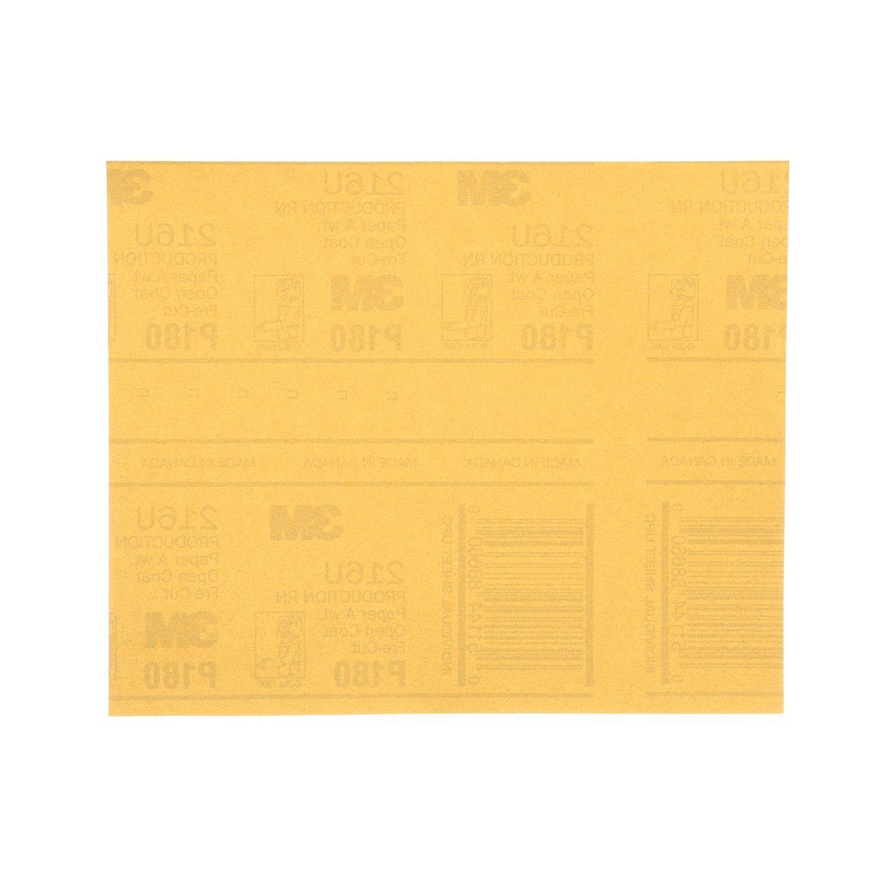 3M 3M 7000118284 Resinite Gold Sheet 9x11 P180A Grit