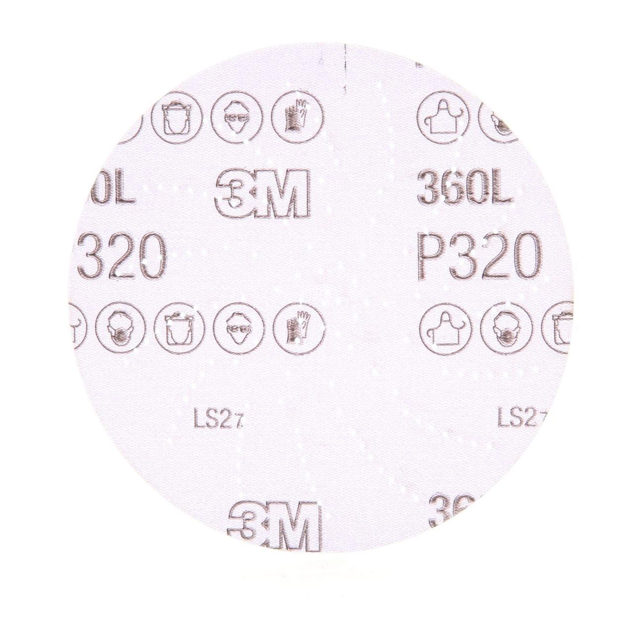 3M 3M 7010029942 Hookit 360L Disc 5 Inch P320 Grit Ao