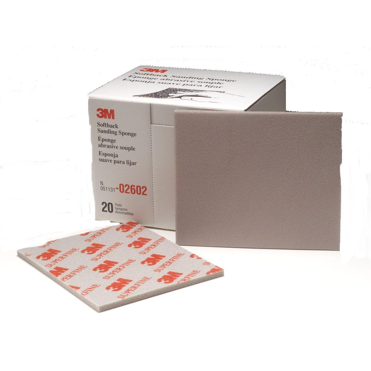 3M 3M 7000000588 Softback Sanding Sponge Superfine 500-600 Grit
