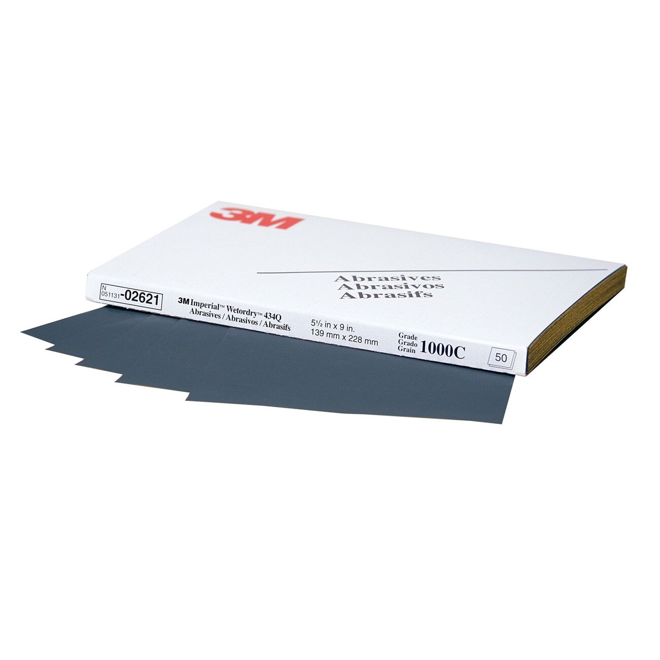 3M 3M 7000148214 Wetordry Abrasive Sheet 1000 Grit 5.5x9 in